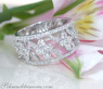 Brillanten Ring im Blüten Design
