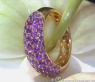 Elegant Amethyst Pavéring