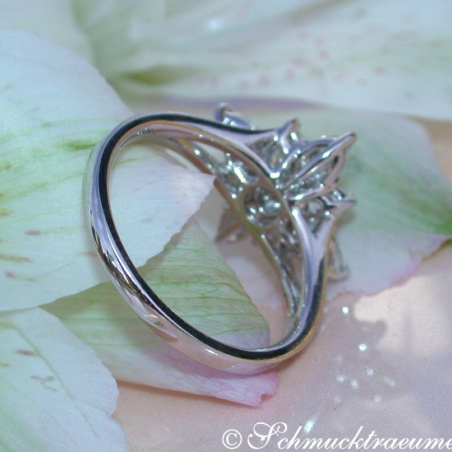 Picture Perfect Pear Shape Diamond Ring (Star Design)