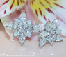 Picture Perfect Pear Shape Diamond Studs (Star Design)