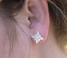Picture Perfect Pear Shape Diamond Studs (Star Design)