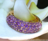 Elegant Amethyst Pavéring