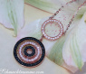 Unusual Black & White Diamond Necklace