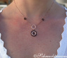 Unusual Black & White Diamond Necklace