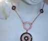 Unusual Black & White Diamond Necklace