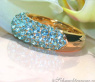 Precious Blue Topaz Pavé Ring
