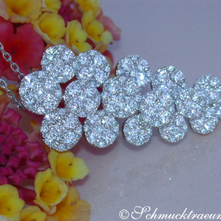 Precious Diamond "Grape Design" Pendant