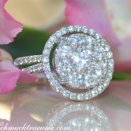 Exquisite Diamond Ring (Illusion Design)