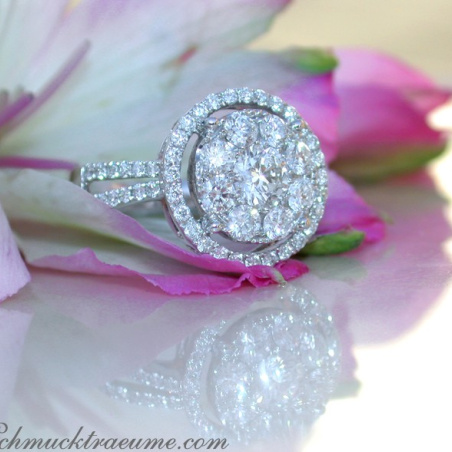 Exquisite Diamond Ring (Illusion Design)