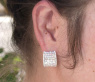 Terrific Diamond Earrings with Baguette Diamonds