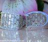 Terrific Diamond Earrings with Baguette Diamonds