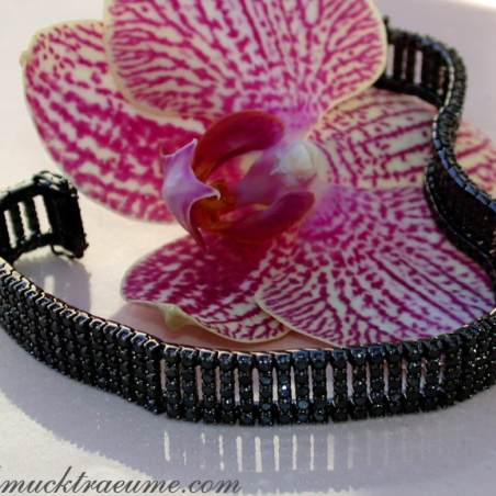 Stately Black Diamond Bracelet