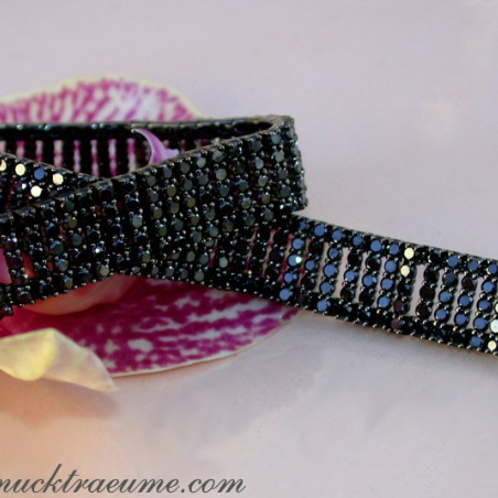 Stately Black Diamond Bracelet