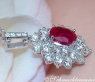 Exquisite Burmese Ruby Pendant with Diamonds