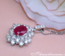Exquisite Burmese Ruby Pendant with Diamonds