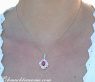 Exquisite Burmese Ruby Pendant with Diamonds