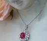 Exquisite Burmese Ruby Pendant with Diamonds