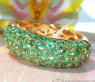 Precious Tsavorite Pavé Ring