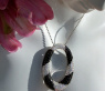 Striking Black and White Diamond Pendant