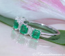 Diamanten Ring mit kolumbianischen Smaragden