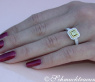 Terrific Yellow & White Diamond Ring