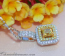Terrific Yellow & White Diamond Pendant
