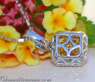 Terrific Yellow & White Diamond Pendant
