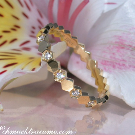 Three Puristic Diamond Rings (Stacking Rings)