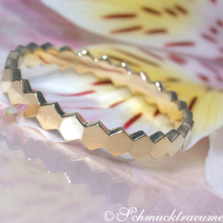 Three Puristic Diamond Rings (Stacking Rings)