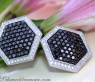 Schwarze Diamanten Ohrstecker
