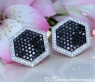 Schwarze Diamanten Ohrstecker