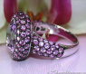 Glorious Amethyst Ring with Pink Sapphires