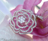 Terrific Diamond "Rose" Pendant