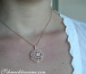 Terrific Diamond "Rose" Pendant