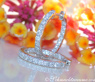 Pretty Diamond Hoop Earrings (Ø 19 mm)