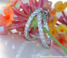 Pretty Diamond Hoop Earrings (Ø 19 mm)
