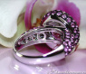 Glorious Amethyst Ring with Pink Sapphires