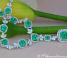 Unique Necklace with Columbian Emeralds and Diamonds