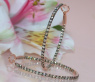 Pretty Hoop Earrings with Natural Brown Diamonds