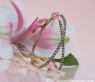 Pretty Hoop Earrings with Natural Brown Diamonds