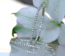 Pretty Hoop Earrings with Diamonds