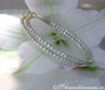 Pretty Hoop Earrings with Diamonds
