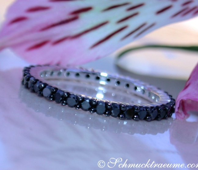 Timeless Black Diamond Eternity Ring Timeless Black Diamond Eternity Ring