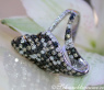 Extravagant Ring with black, white & natural brown Diamonds