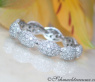 Timeless Diamond Pavé Eternity Ring in White gold
