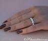 Timeless Diamond Pavé Eternity Ring in White gold