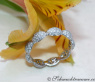 Timeless Diamond Pavé Eternity Ring in White gold