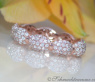 Timeless Diamond Pavé Eternity Ring in Rose gold