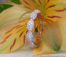 Timeless Diamond Pavé Eternity Ring in Rose gold