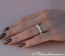 Timeless Diamond Pavé Eternity Ring in Rose gold